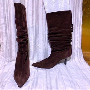 Brown Suede Boots